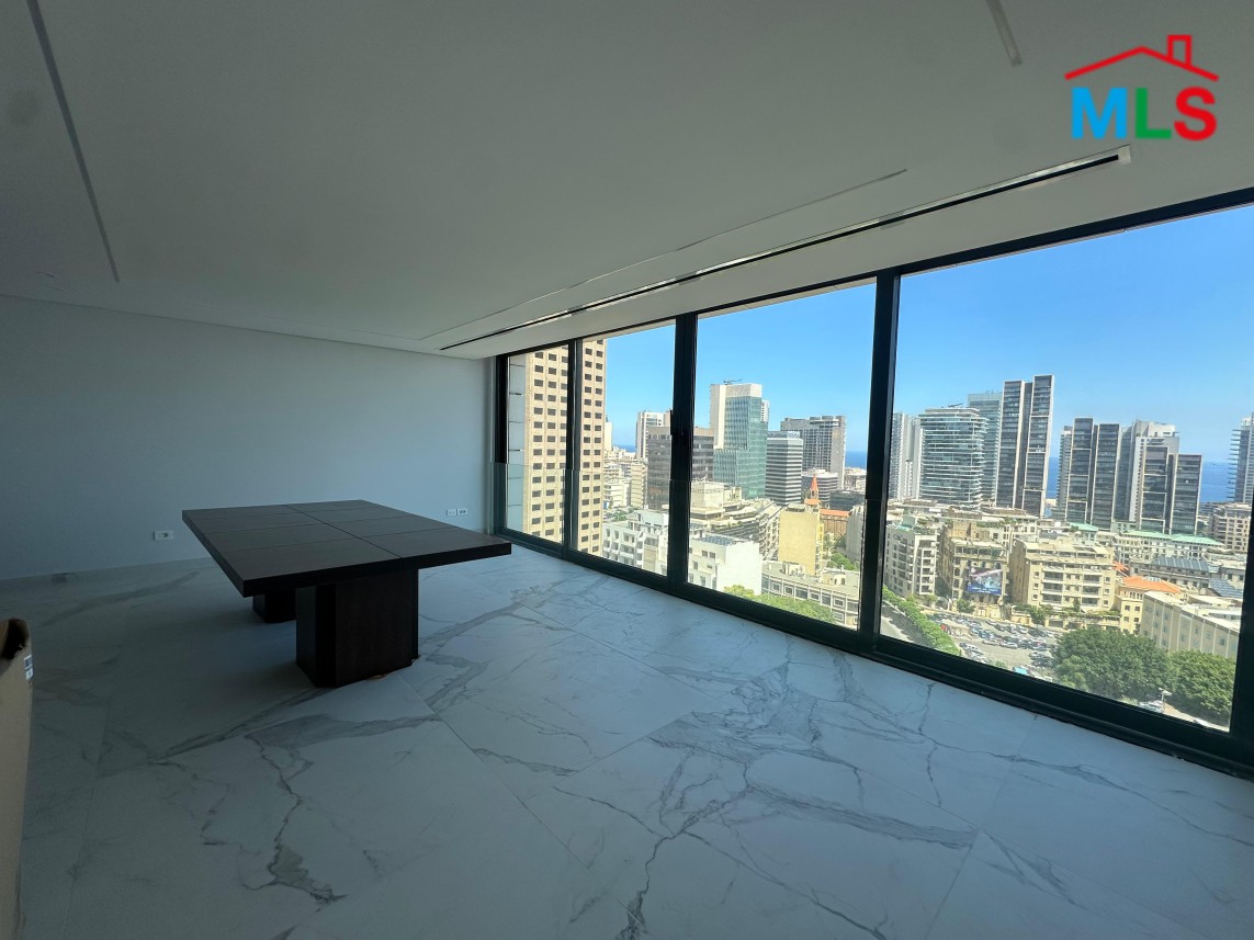 Apartment with Panoramic Sea & City View For Sale in Zoukak El Blat, Beirut
