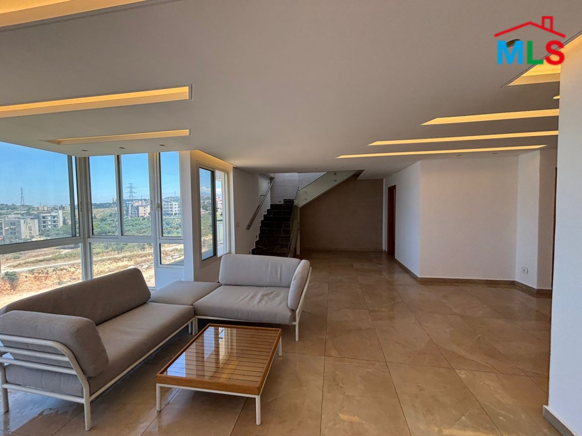 Duplex With Open Sea View in A Gated Community For Sale In Dbayeh