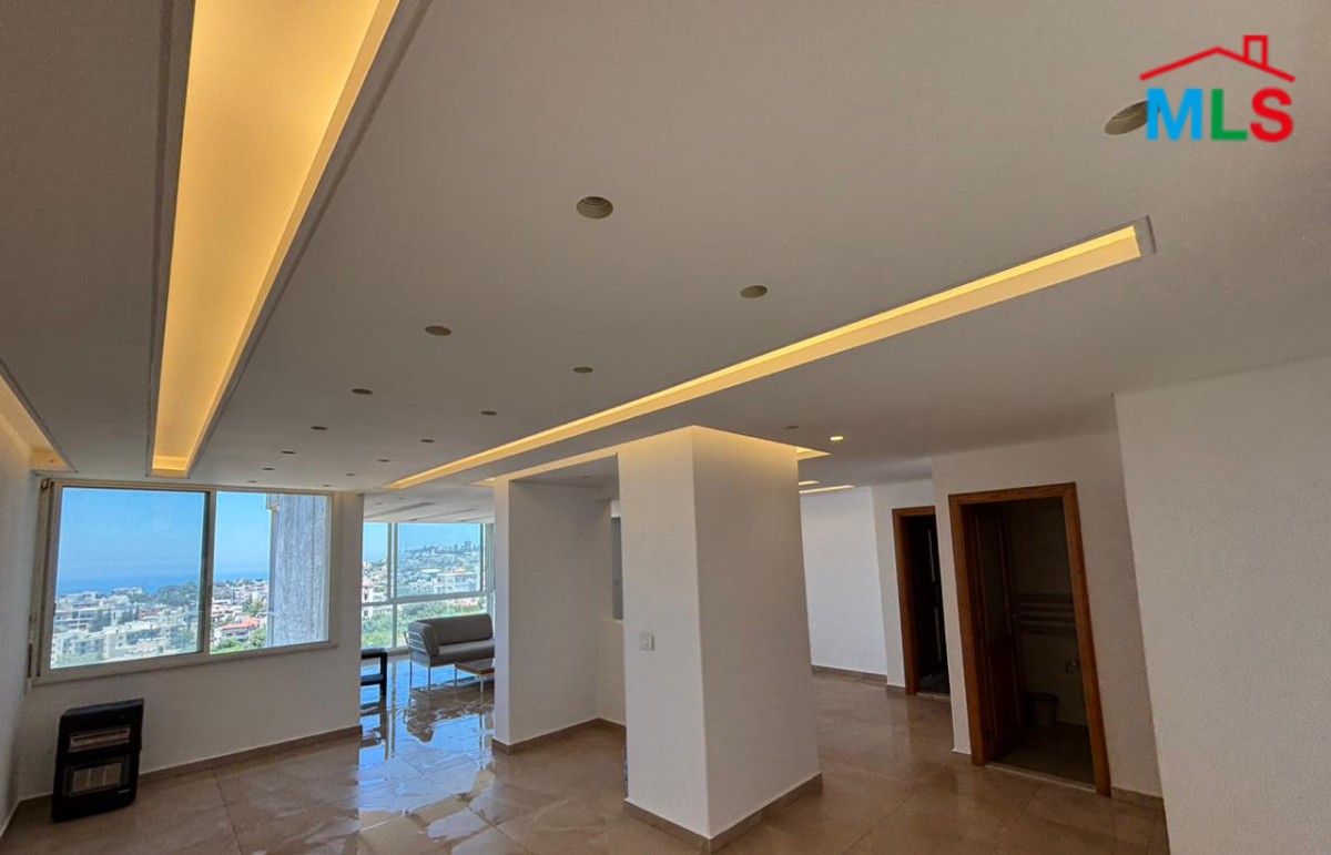 Duplex With Open Sea View in A Gated Community For Sale In Dbayeh