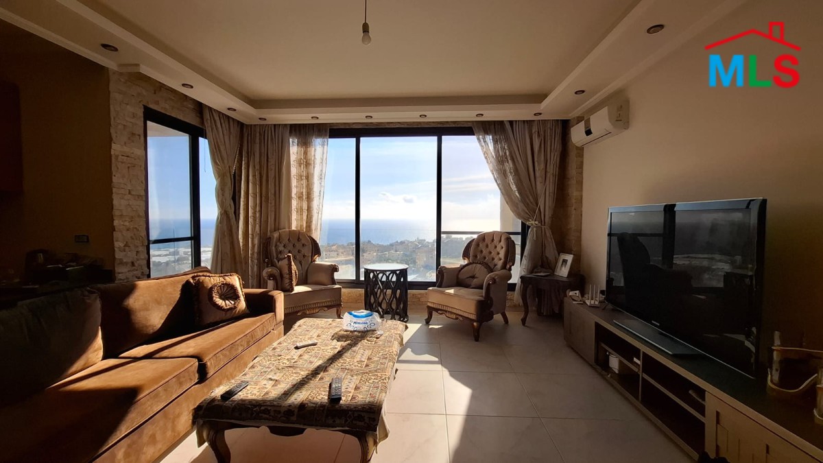 Duplex With Open Sea View For Sale In Aamchit