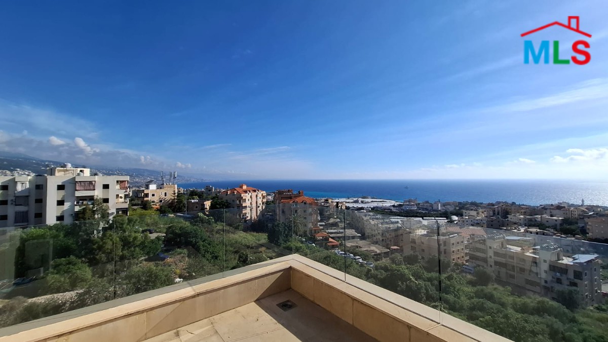 Duplex With Open Sea View For Sale In Aamchit
