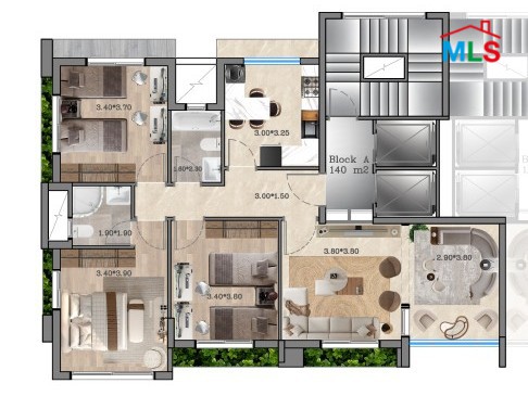 Under-Construction Project! 3 Bedroom Apartment For Sale in Sin El-Fil