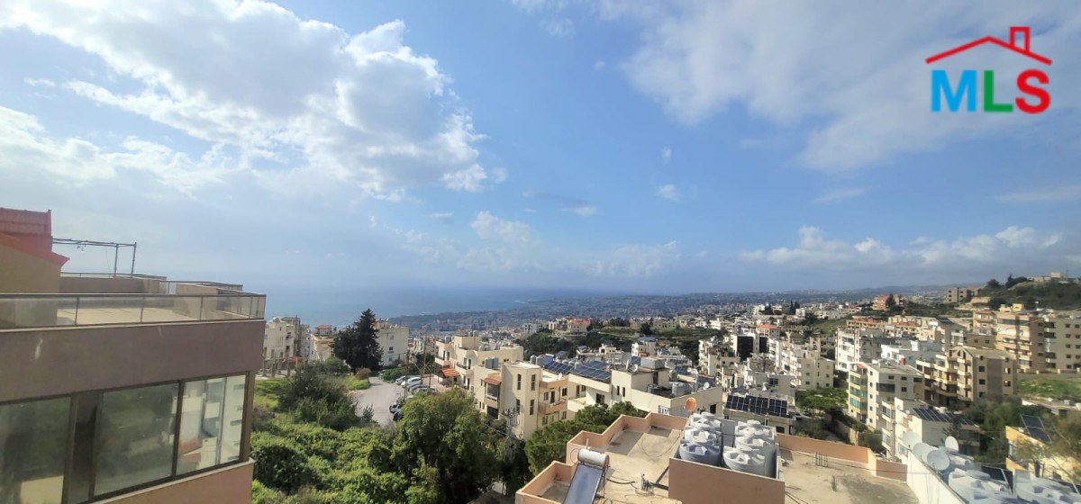 Furnished Duplex Apartment with Sea View For Sale in Mastita, Jbeil