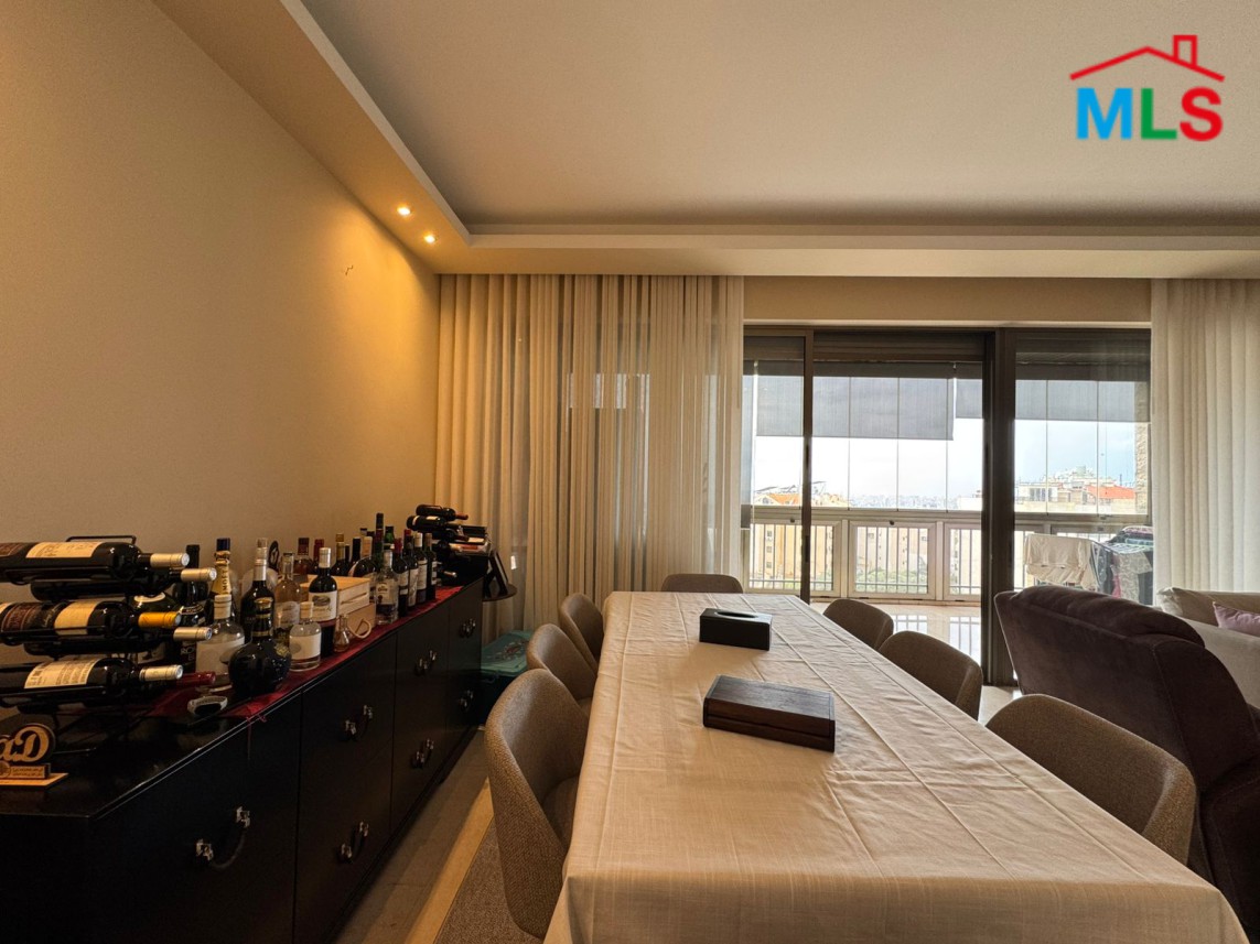 Semi-Furnished Apartment with Sea View For Sale in Mansourieh