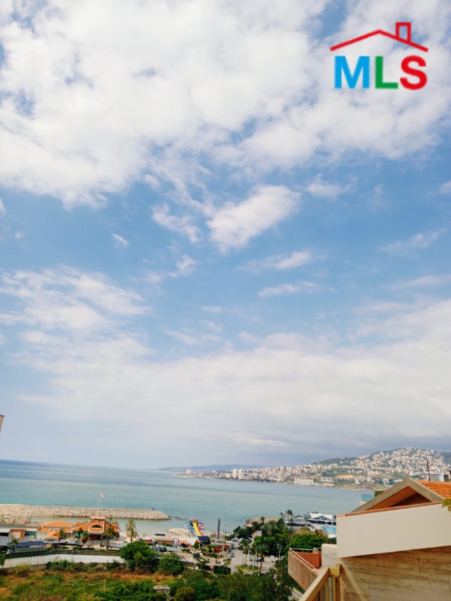 Spacious Furnished Apartment With Sea View For Sale in Kaslik
