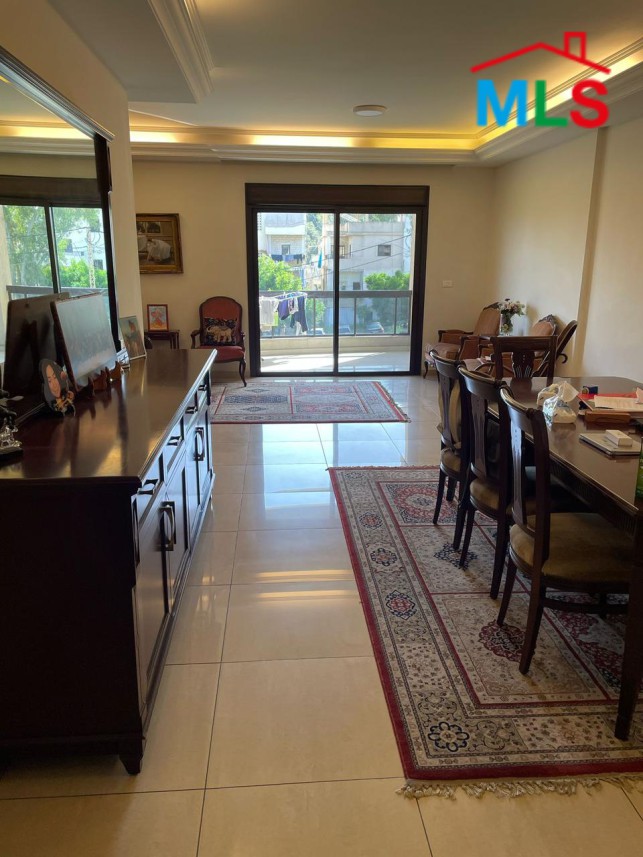 Semi-Furnished Apartment with Terrace For Sale in Bouchrieh