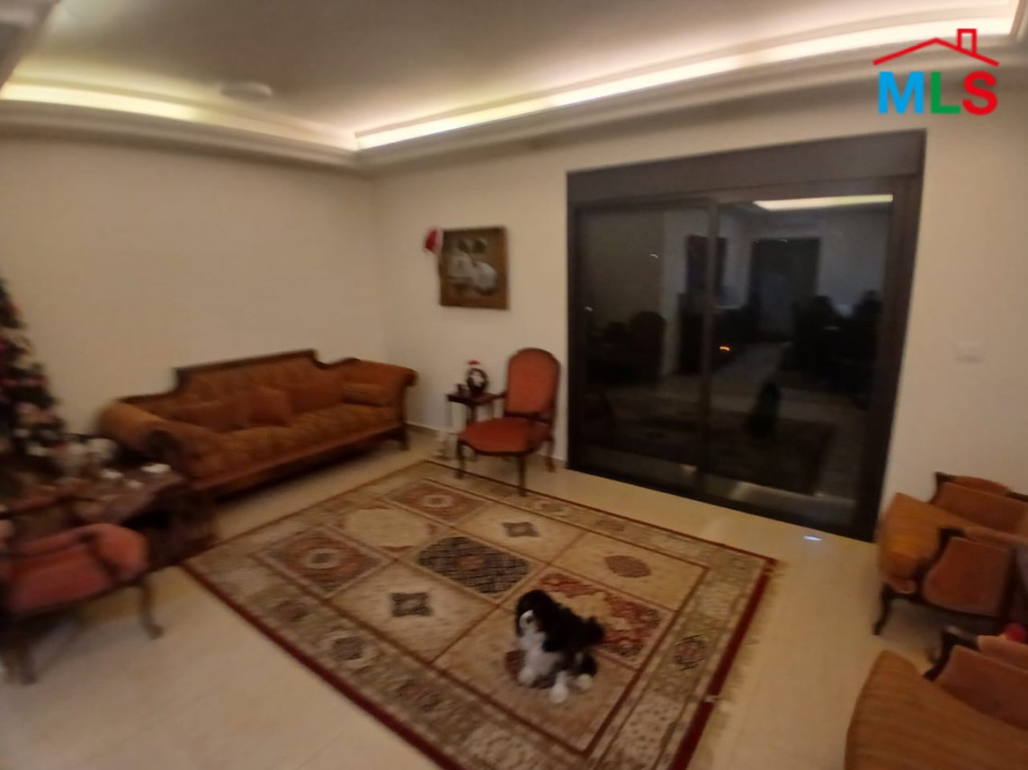 Semi-Furnished Apartment with Terrace For Sale in Bouchrieh