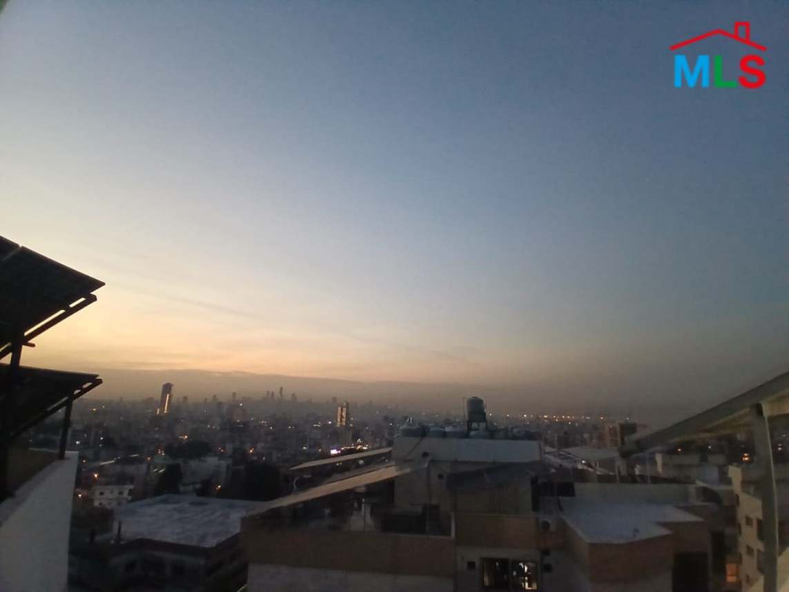 Semi-Furnished Apartment with Terrace For Sale in Bouchrieh