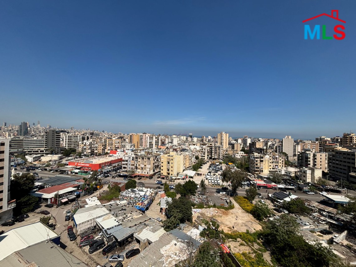 Semi-Furnished Apartment in a Well-Known Tower For Sale in Jdeideh