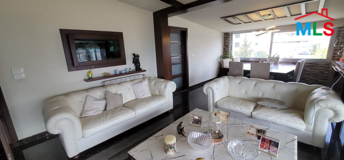 Fully Furnished Apartment with Mountain View For Sale in Ajaltoun