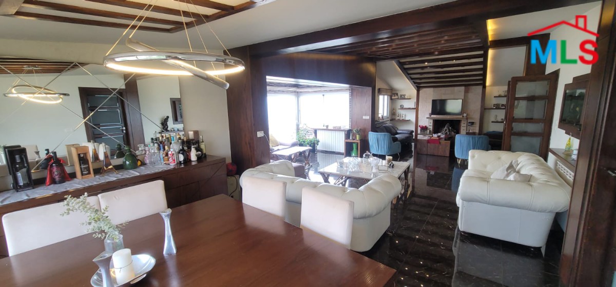 Fully Furnished Apartment with Mountain View For Sale in Ajaltoun