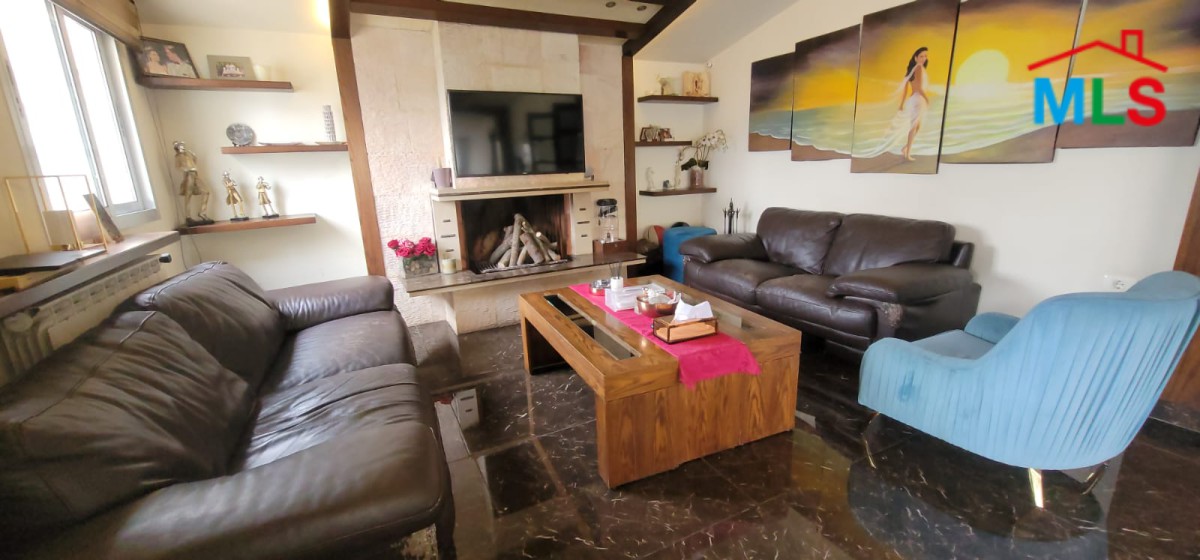 Fully Furnished Apartment with Mountain View For Sale in Ajaltoun