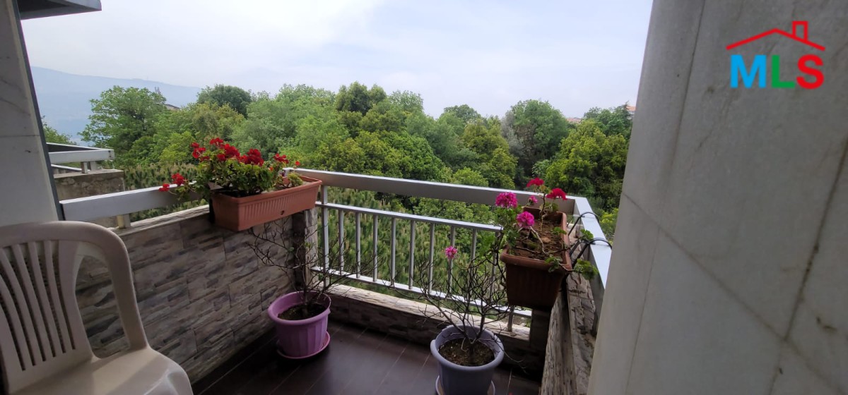 Fully Furnished Apartment with Mountain View For Sale in Ajaltoun