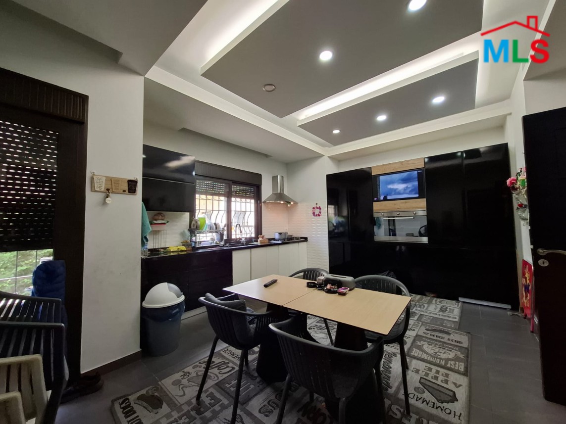 Modern Furnished 3 Bedroom Apartment with Terrace For Sale in Kfaryassine