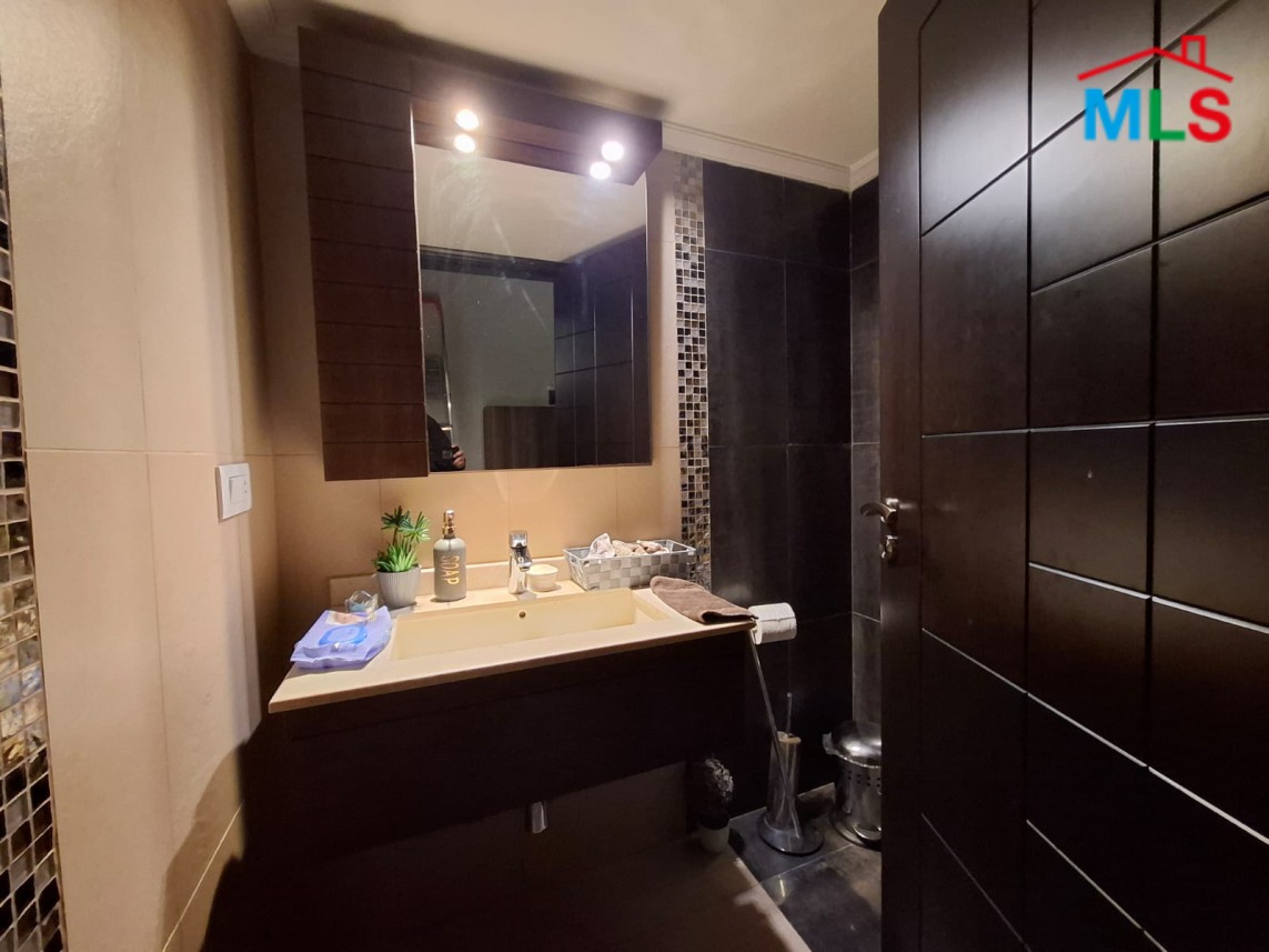Modern Furnished 3 Bedroom Apartment with Terrace For Sale in Kfaryassine
