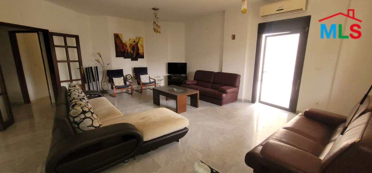 Fully Furnished Apartment with Terrace & Mountain View For Sale in Jeita