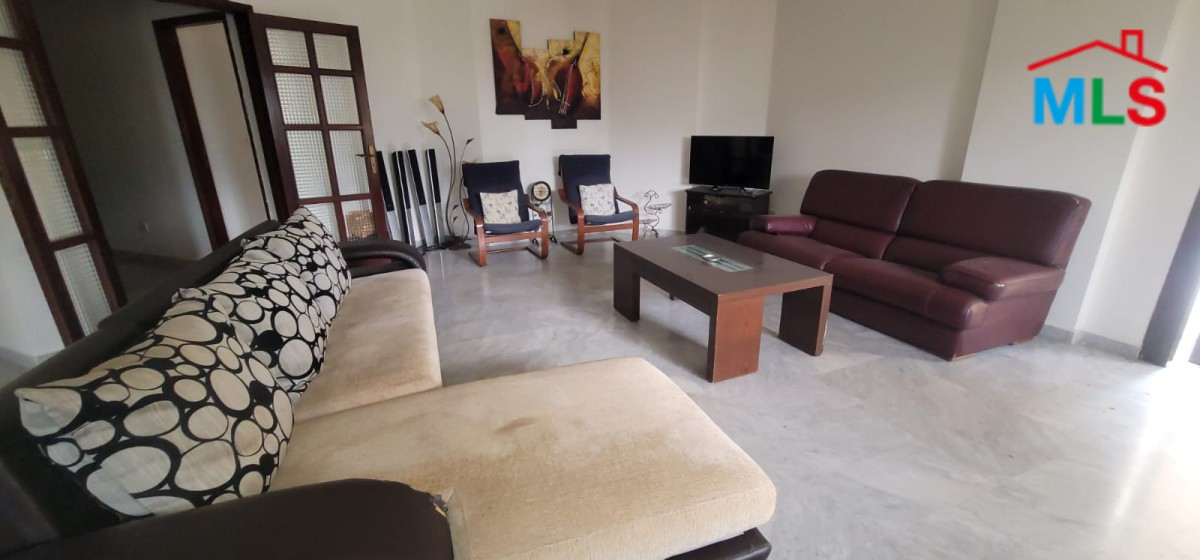 Fully Furnished Apartment with Terrace & Mountain View For Sale in Jeita