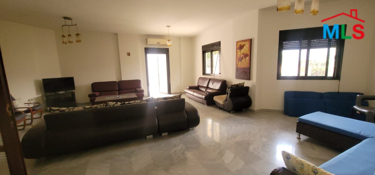 Fully Furnished Apartment with Terrace & Mountain View For Sale in Jeita