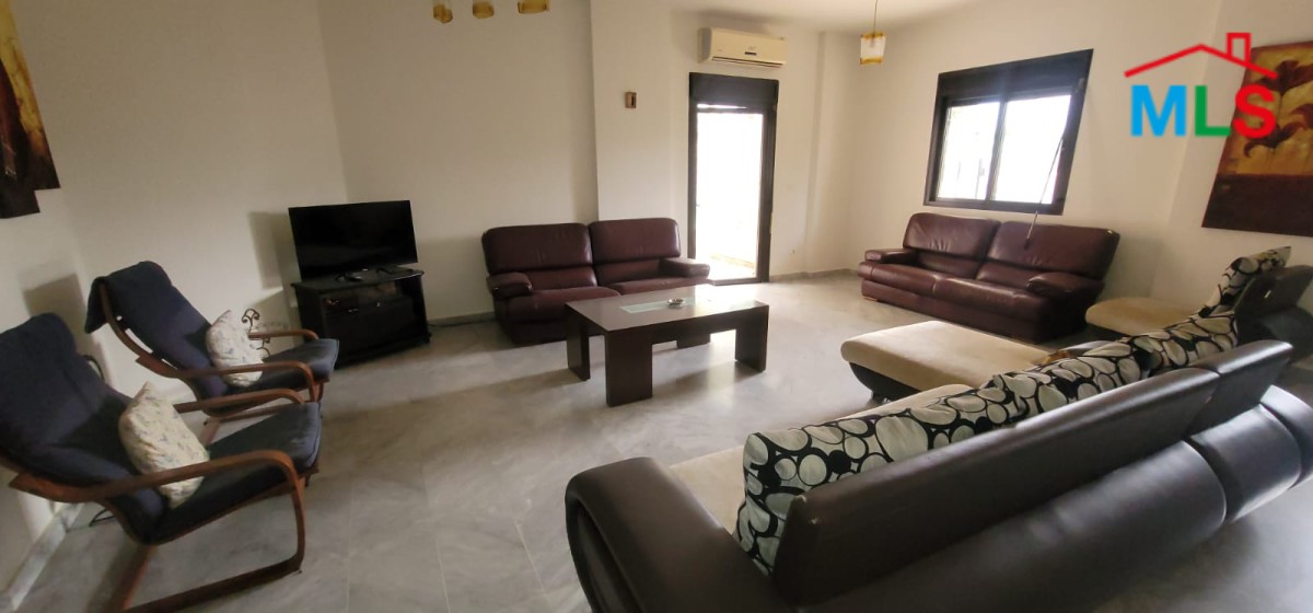 Fully Furnished Apartment with Terrace & Mountain View For Sale in Jeita