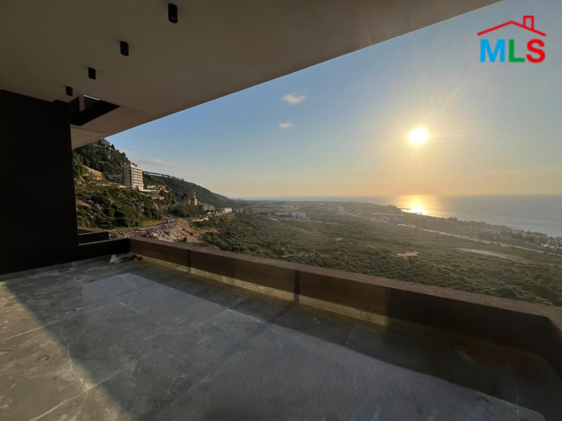 Brand New 3-Bedroom Apartment with Panoramic Sea View For Sale in Koura