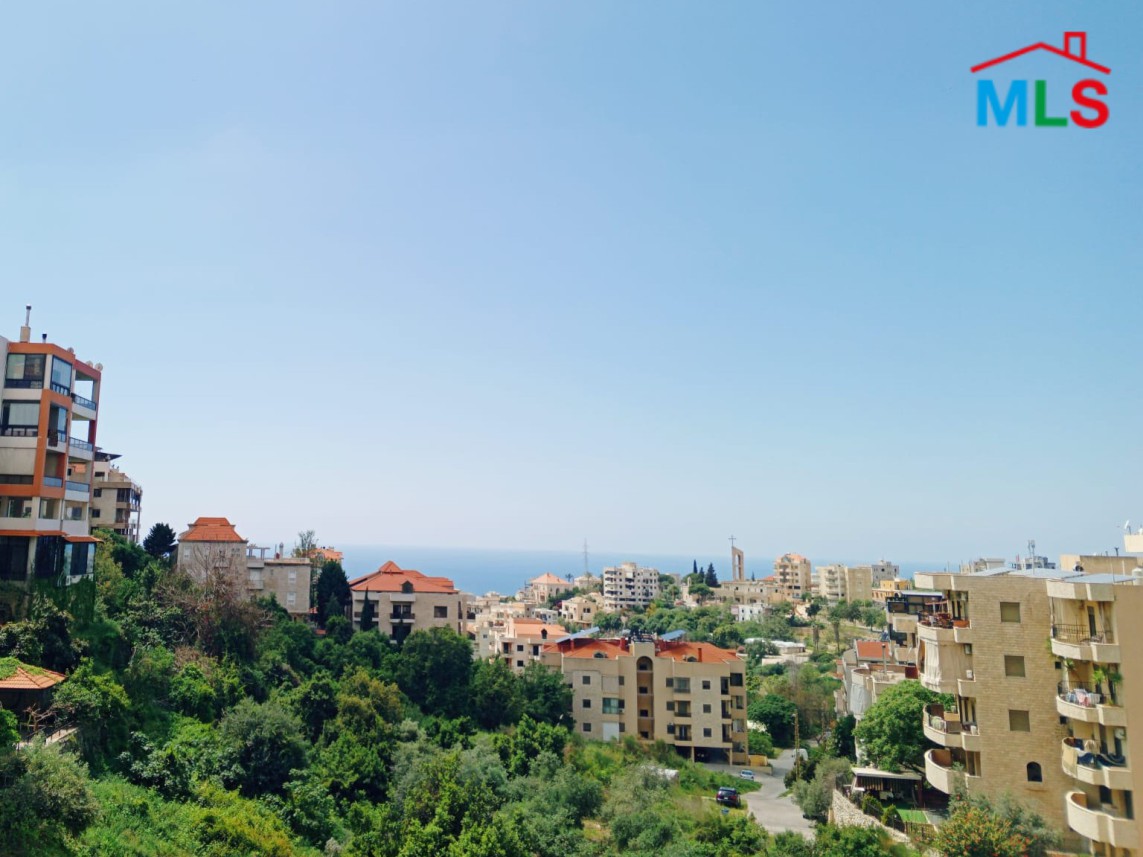 Apartment with Terrace and Mountain & Sea Views For Sale in Hboub, Jbeil
