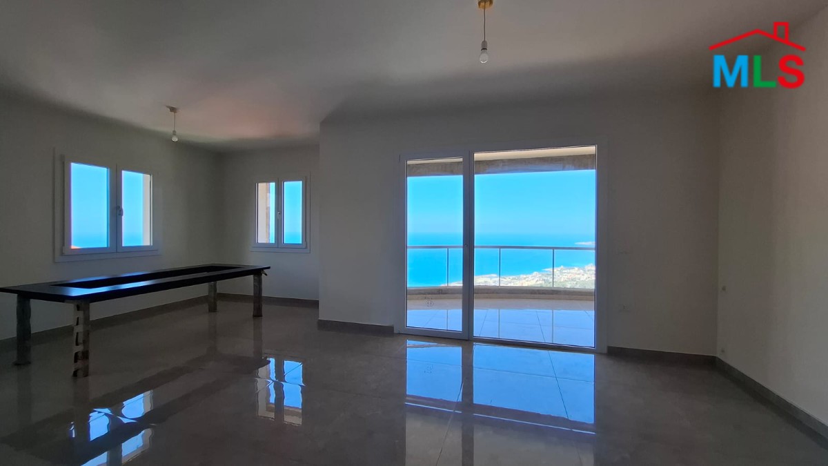 Beautiful Apartment With Open Seaview For Sale In Halat, Jbeil