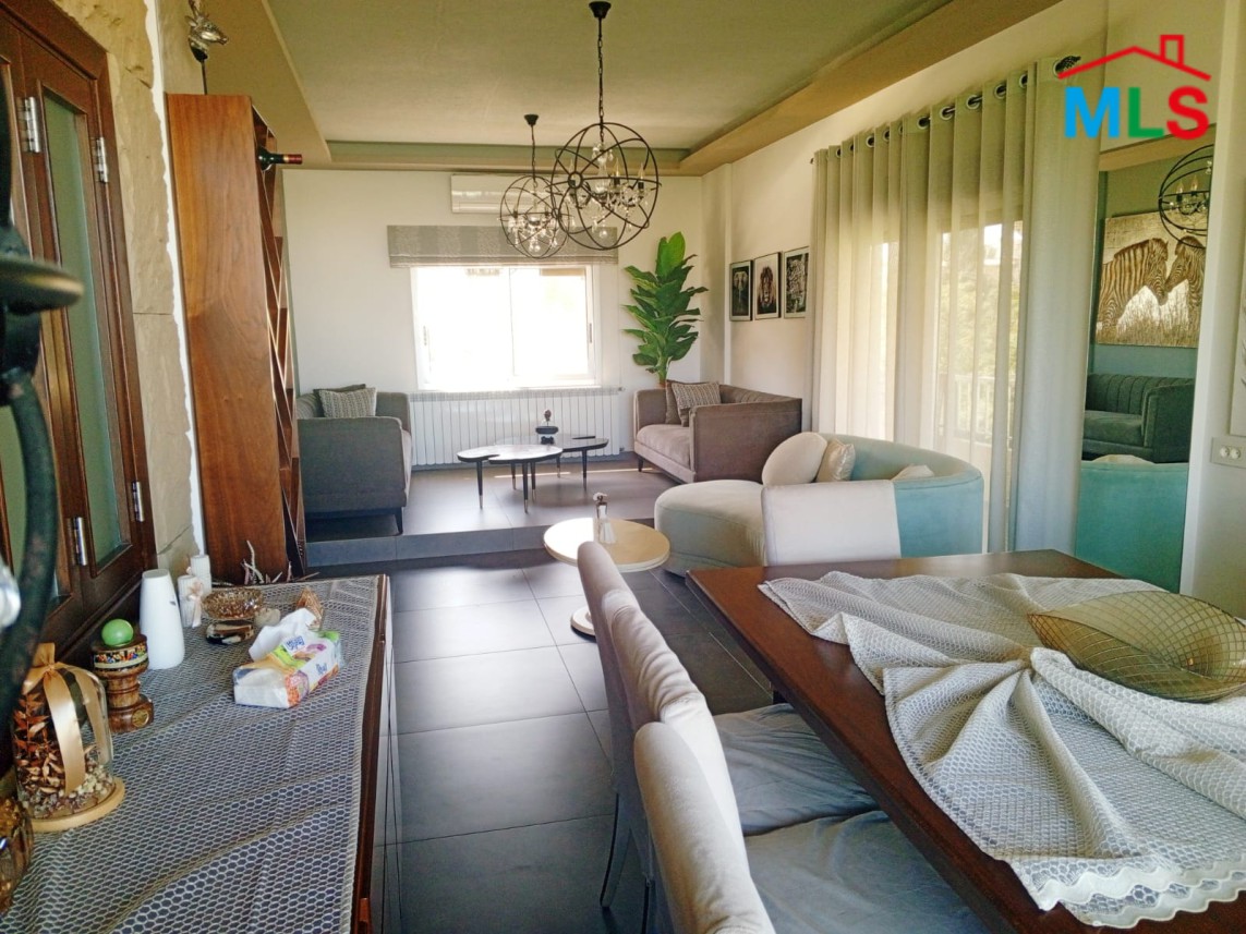Furnished Apartment with Sea & Mountain View For Sale in Jbeil