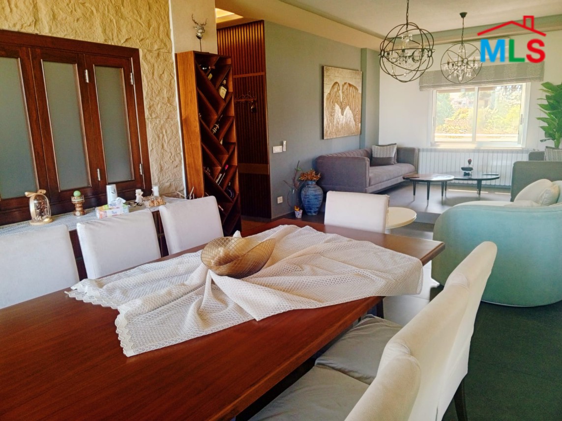 Furnished Apartment with Sea & Mountain View For Sale in Jbeil