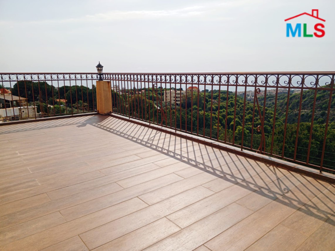 Triplex Villa with Terrace and Sea & Mountain view For Sale in in Edde, Jbeil