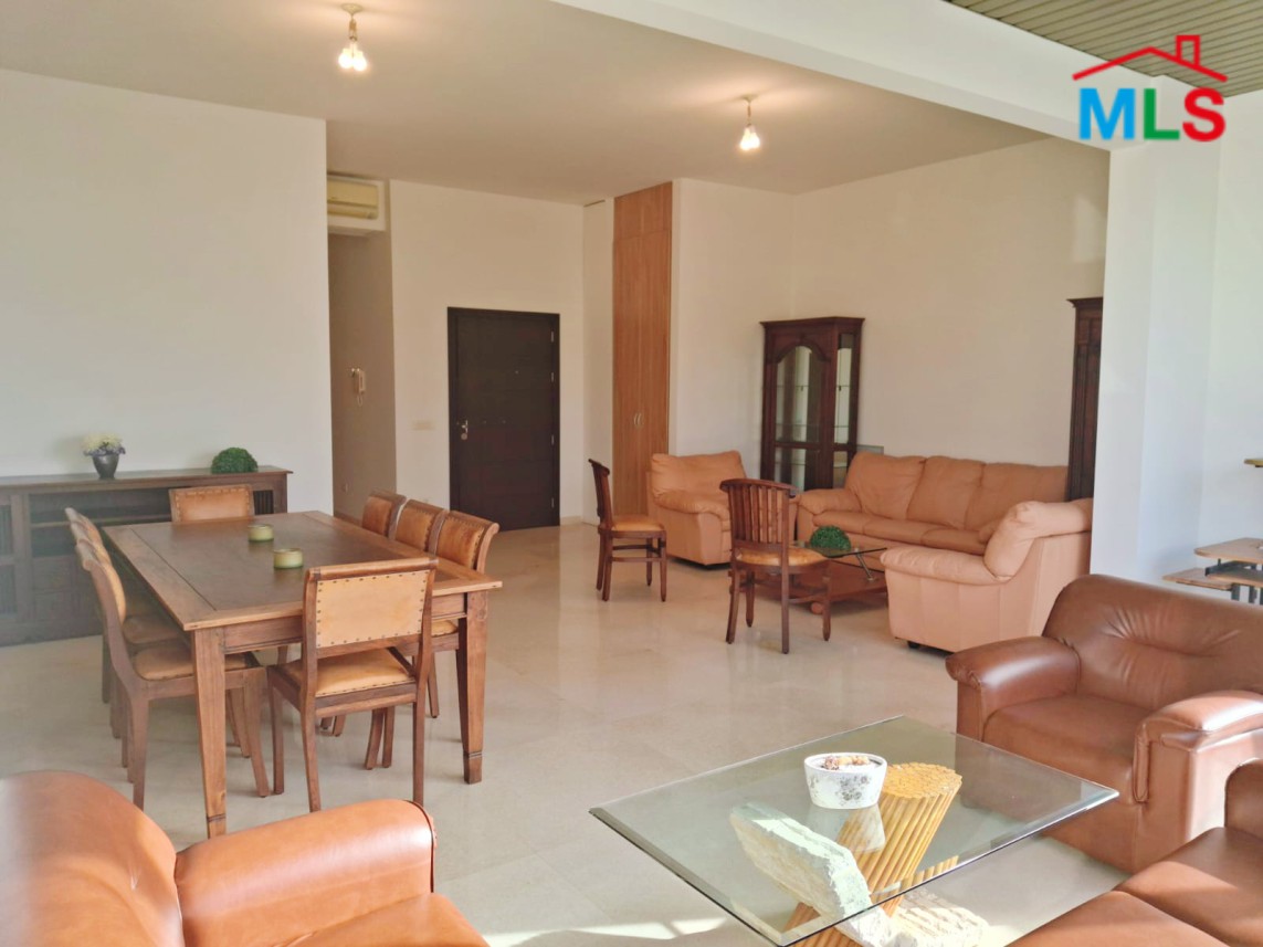 Furnished 2 Bedroom Apartment with Garden For Sale in Aoukar Bellevue