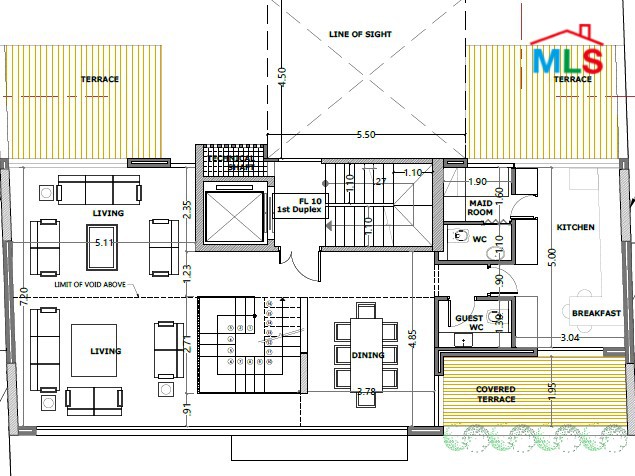 Under-Construction! Duplex Apartment & Terraces For Sale in Achrafieh, Rmeil