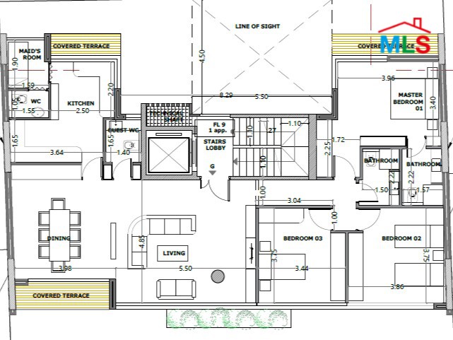 Under-Construction! 3 Bedroom Apartment & Terrace For Sale in Achrafieh, Rmeil