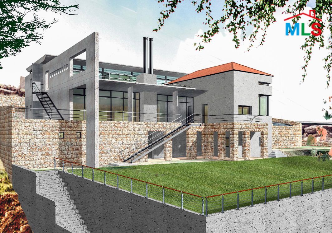 An Under-Construction Villa For Sale in Ain El Jdide, Aley