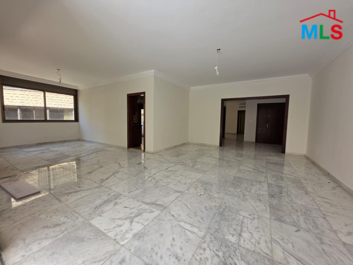 Spacious Apartment With Backyard Terrace For Sale in Hazmieh