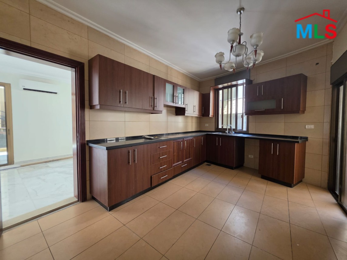 Spacious Apartment With Backyard Terrace For Sale in Hazmieh