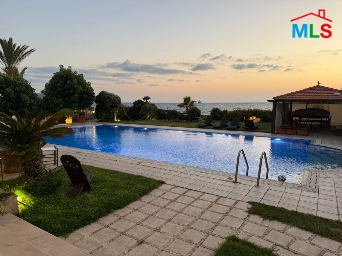 Luxurious Modern Semi-Furnished Villa With Garden For Sale in Anfeh, Batroun