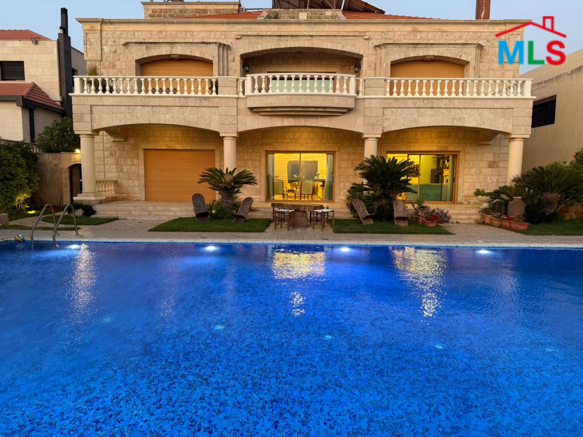 Luxurious Modern Semi-Furnished Villa With Garden For Sale in Anfeh, Batroun