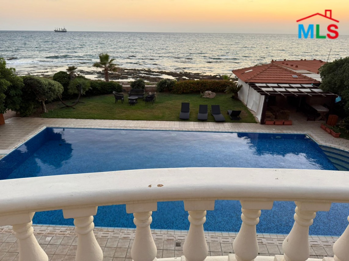 Luxurious Modern Semi-Furnished Villa With Garden For Sale in Anfeh, Batroun