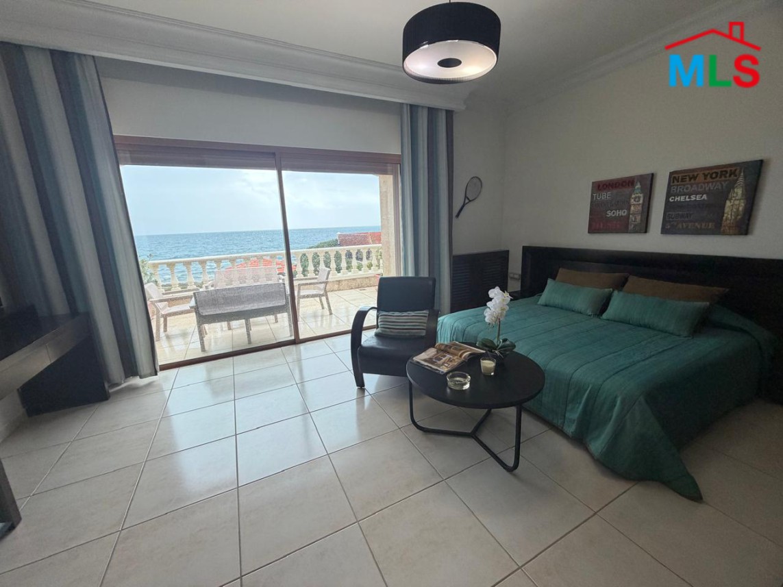 Luxurious Modern Semi-Furnished Villa With Garden For Sale in Anfeh, Batroun
