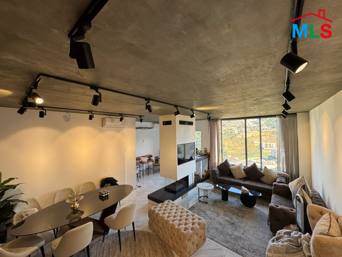 Fully Furnished Decorated Duplex With Open Mountain View For Sale in Mansourieh