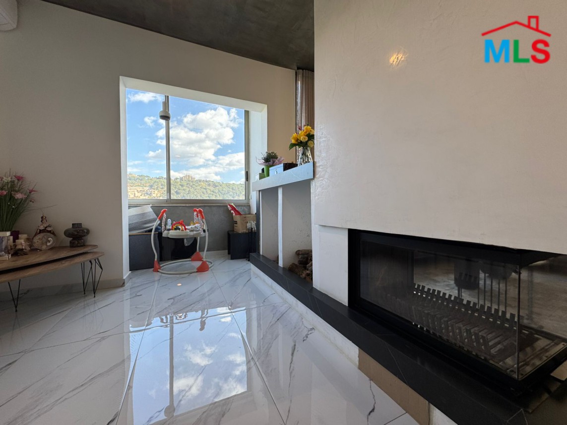 Fully Furnished Decorated Duplex With Open Mountain View For Sale in Mansourieh