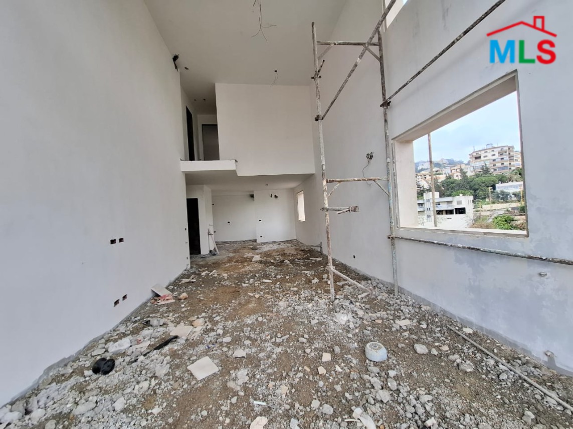 An Under-Construction Duplex For Sale in Kfaryassine With Payment Facilities