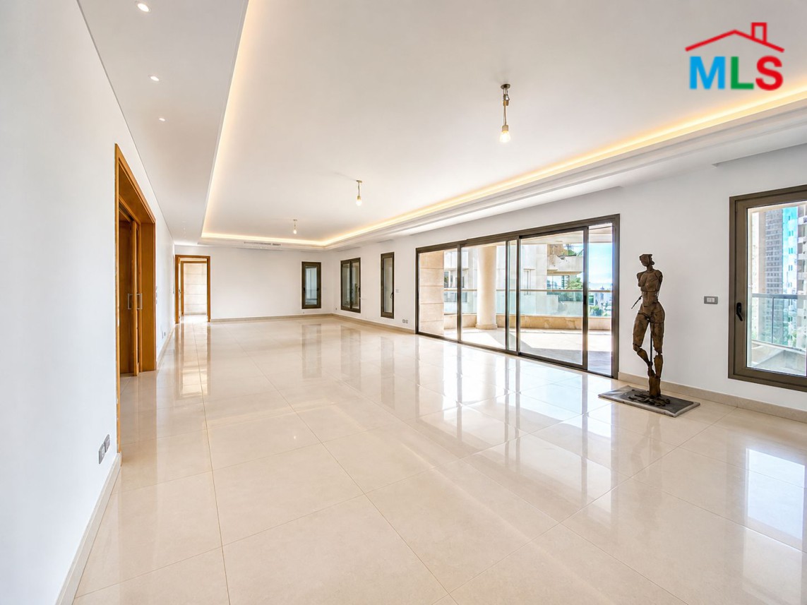 Amazing Apartment Mountain & Sea View For Sale in Ain El Mreisseh, Ras Beirut