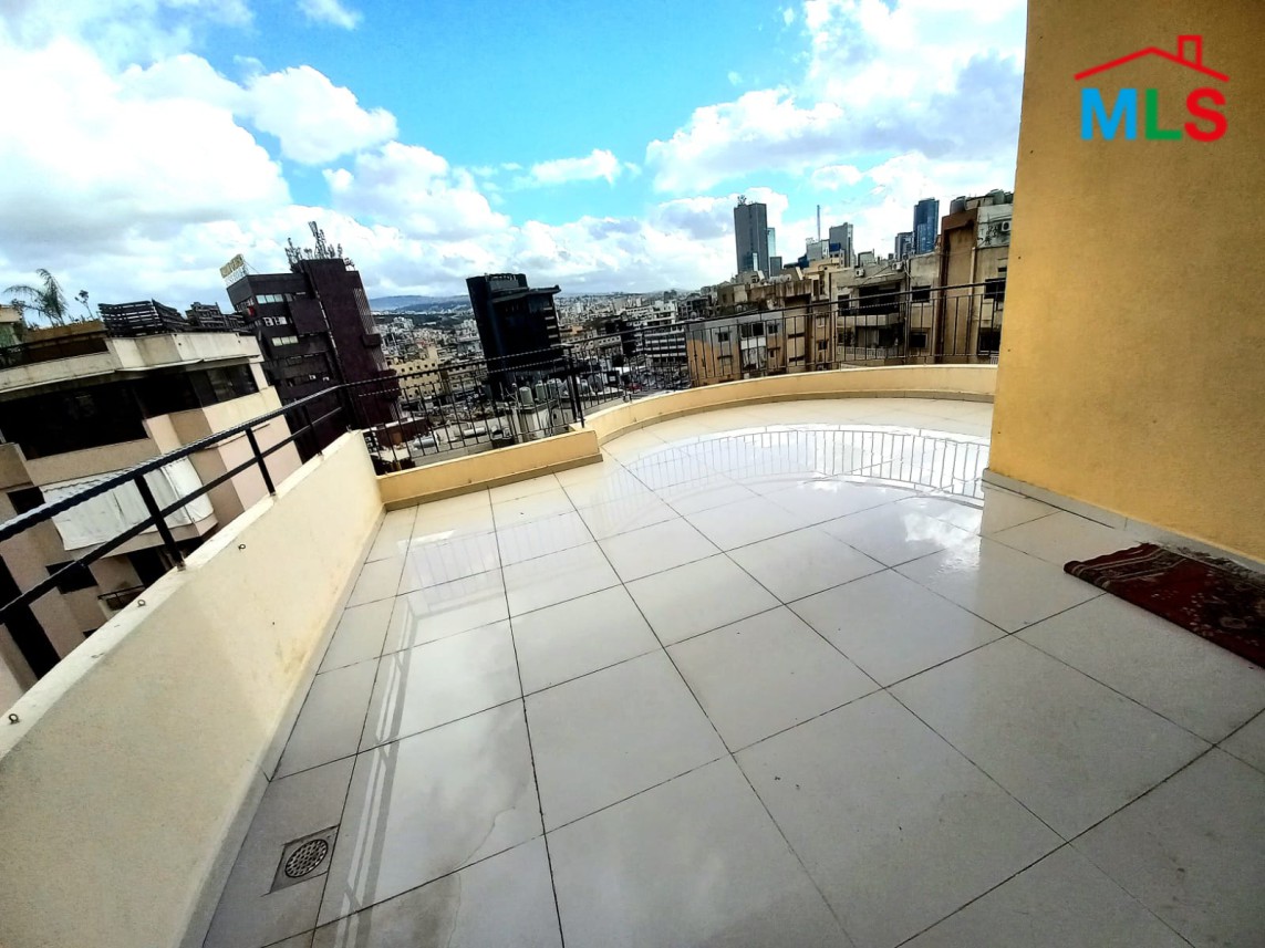 Nice 2-Bedroom Apartment with Open City View For Sale in Bouchrieh