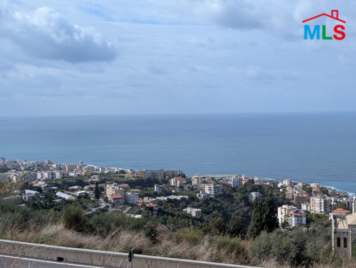 2,000 SQM Land with Sea View For Sale in Nammoura, Kesrouane