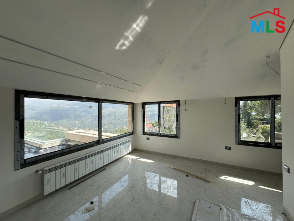 Brand New Roof Apartment With Terrace For Sale in Baabdat