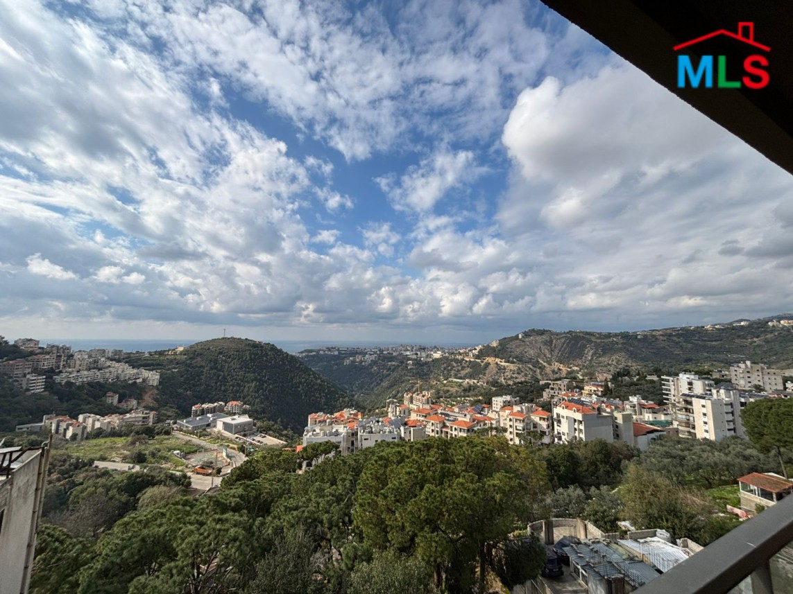 Decorated Apartment With A Beautiful View For Sale in Zikrit