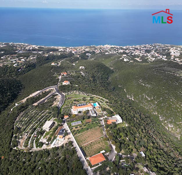 A 1,258 SQM Land With A Beautiful Sea View For Sale in Smar Jbeil, Batroun