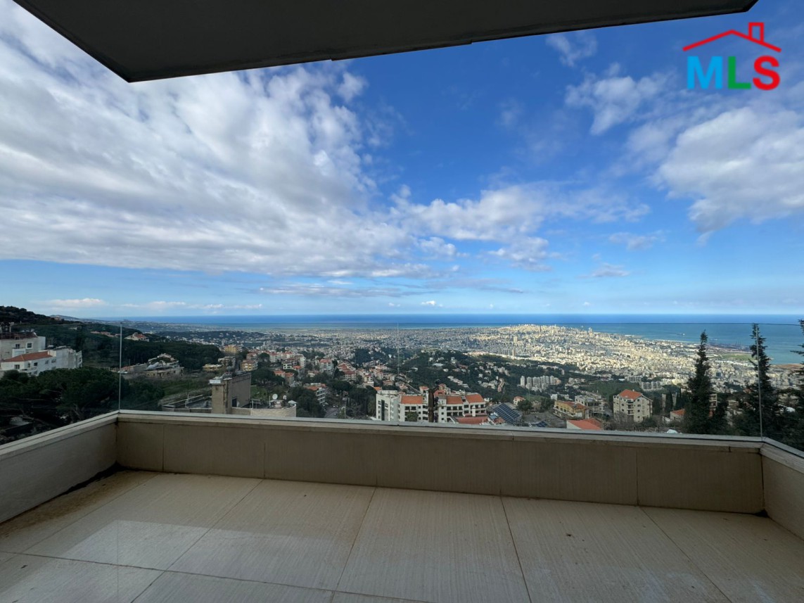 Brand New Apartment With Terrace For Sale in Ain Saadeh