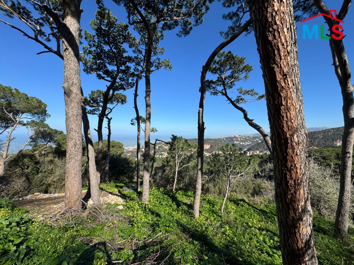 A 700 SQM Land With Sea And Mountain View For Sale in Broumana